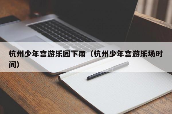 杭州少年宫游乐园下雨（杭州少年宫游乐场时间）