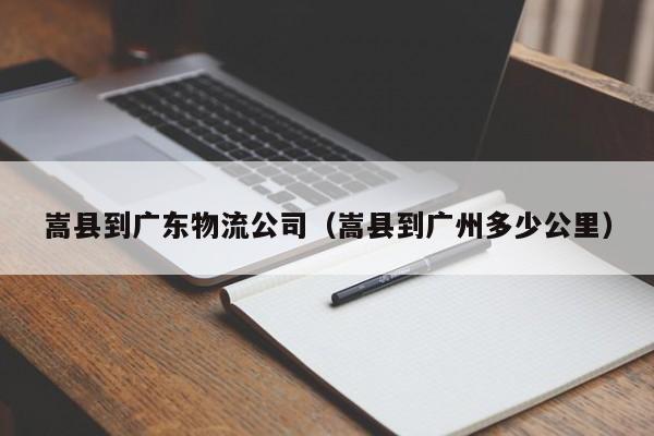嵩县到广东物流公司（嵩县到广州多少公里）