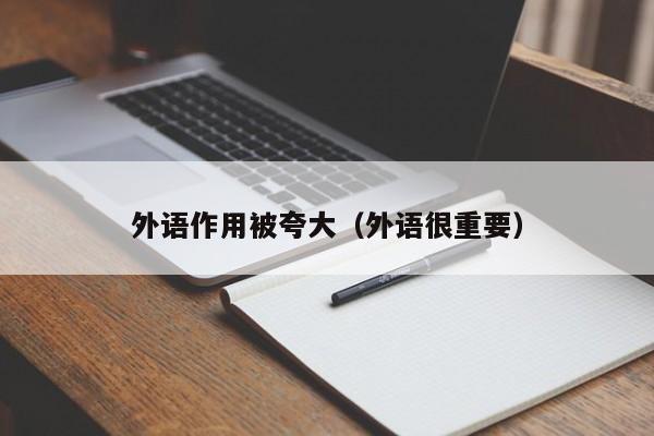 外语作用被夸大（外语很重要）